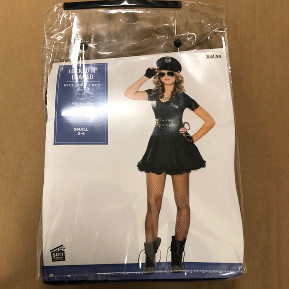 Locked N Loaded Women’s Police Costume! New! - Picture 3 of 10